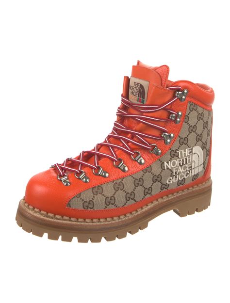 north face gucci hiking boots|gucci north face canvas boots.